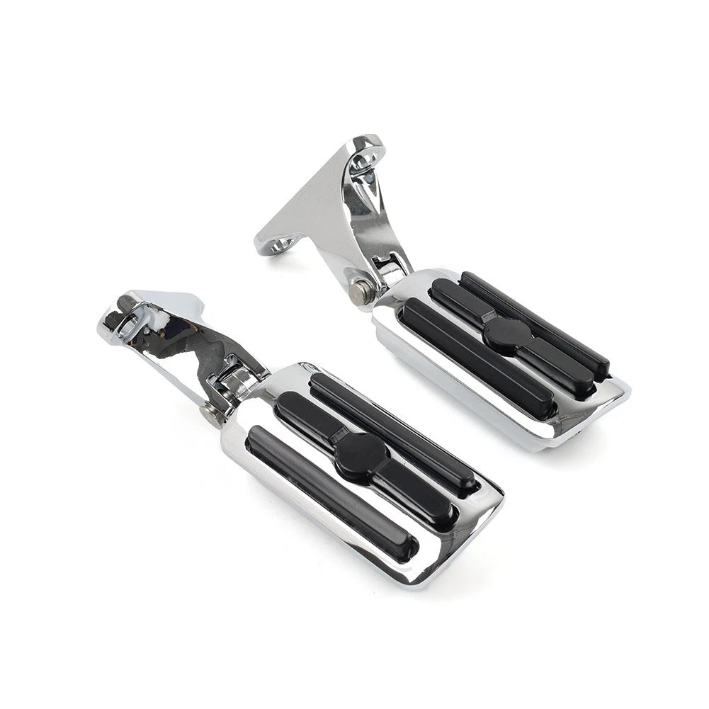 Rear Passenger Footpeg Mount Bracket Fit For Harley Touring Models 1993+ Chrome