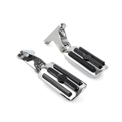 Rear Passenger Footpeg Mount Bracket Fit For Harley Touring Models 1993+ Chrome