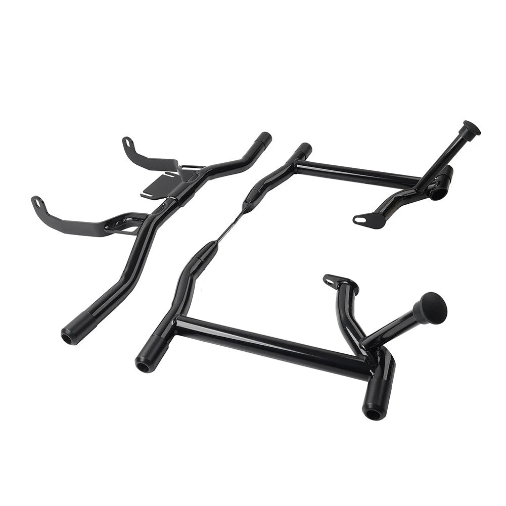 Front Engine Guard Saddlebag Crash Bar For Harley Road King Street Glide 2014+