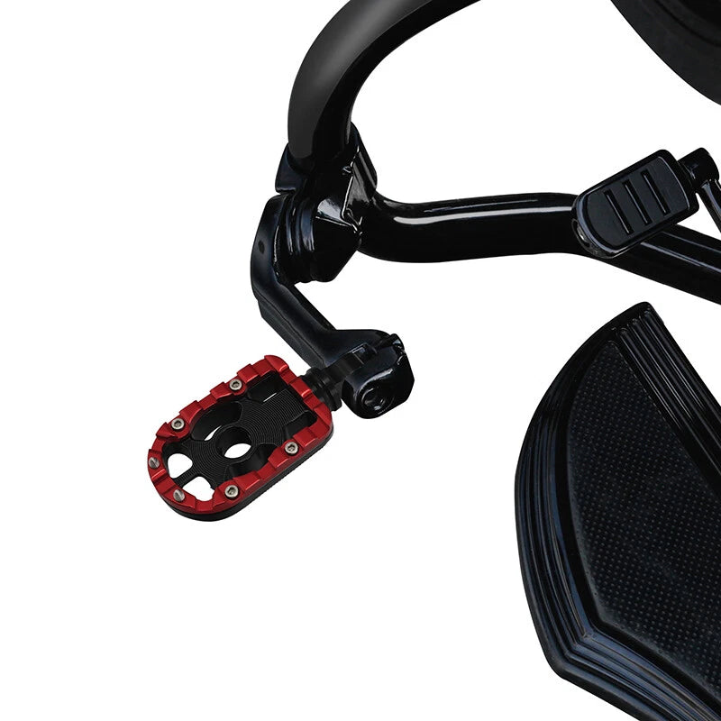 10mm Passenger Foot Pegs Footrest Fit For Harley Touring Street Road Glide King