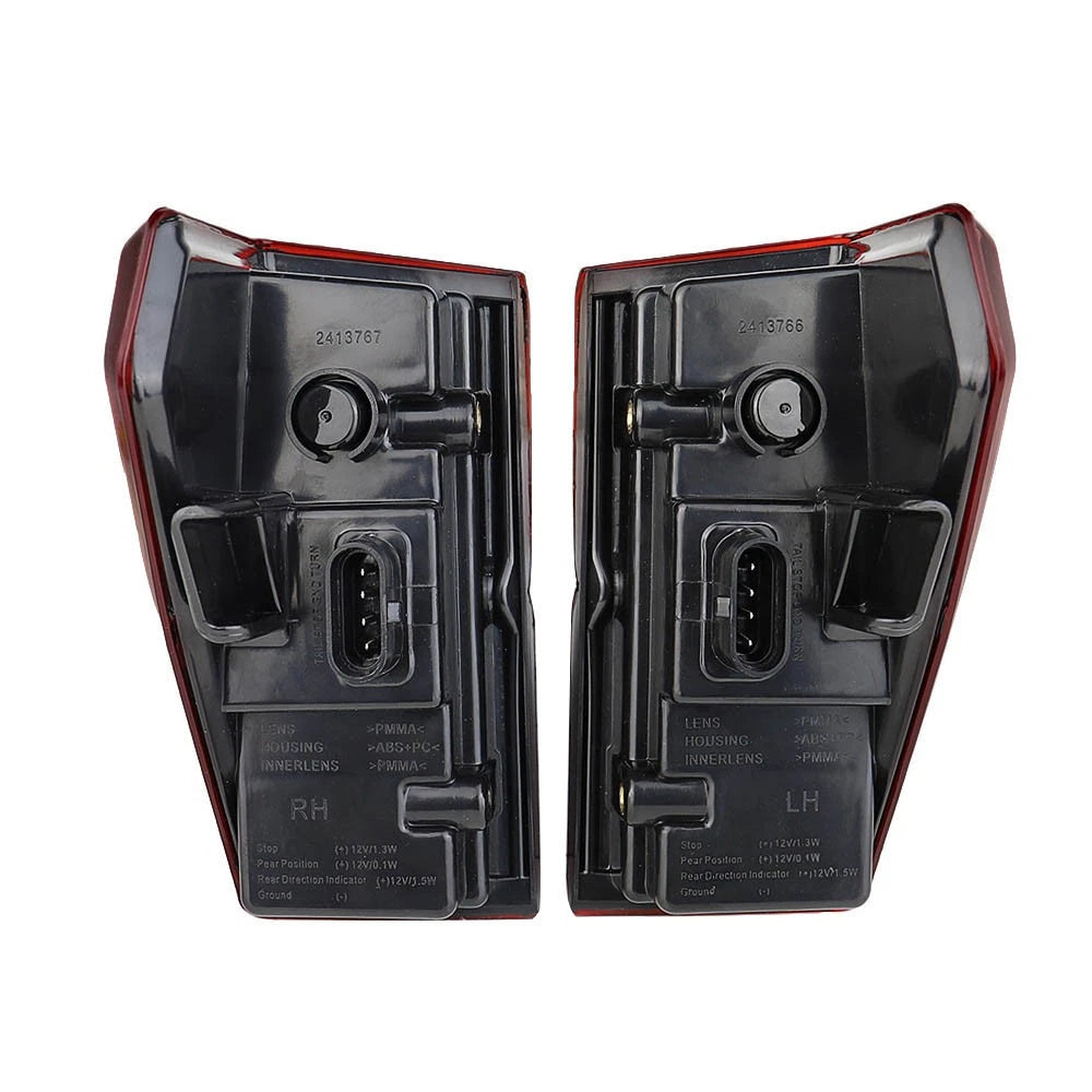 Red UTV Brake Tail Light Rear Left+Right For Polaris Ranger 1000 XP CREW 2019-21