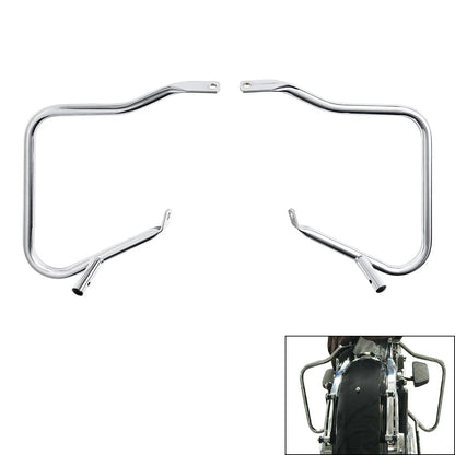Chrome Hard Saddlebags Guard Bracket Fit For Harley Road King Glide 2014-2023 19
