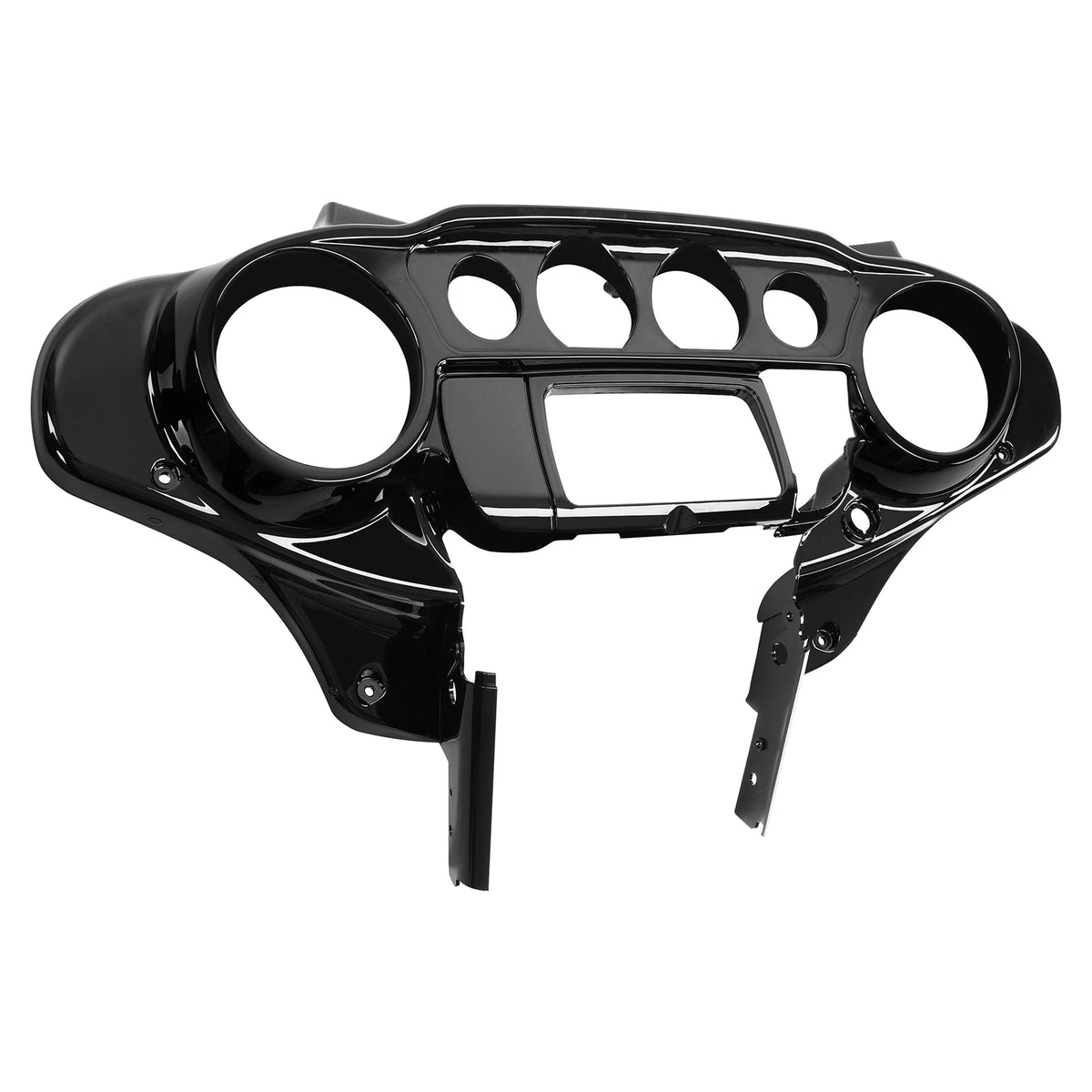 Vivid Black Outer & Inner Batwing Fairings Fit For Harley Electra Glide 14-Up 15