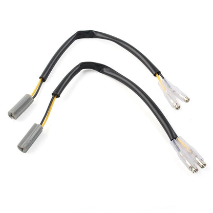 2pcs Turn Signal Marker Wire Adapters Plug Connectors Leads Fit YAMAHA Indicator