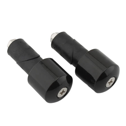 Motor Bar Ends Hand Grip Handlebar End Cap Black For Yamaha VMAX 400 450 500 750