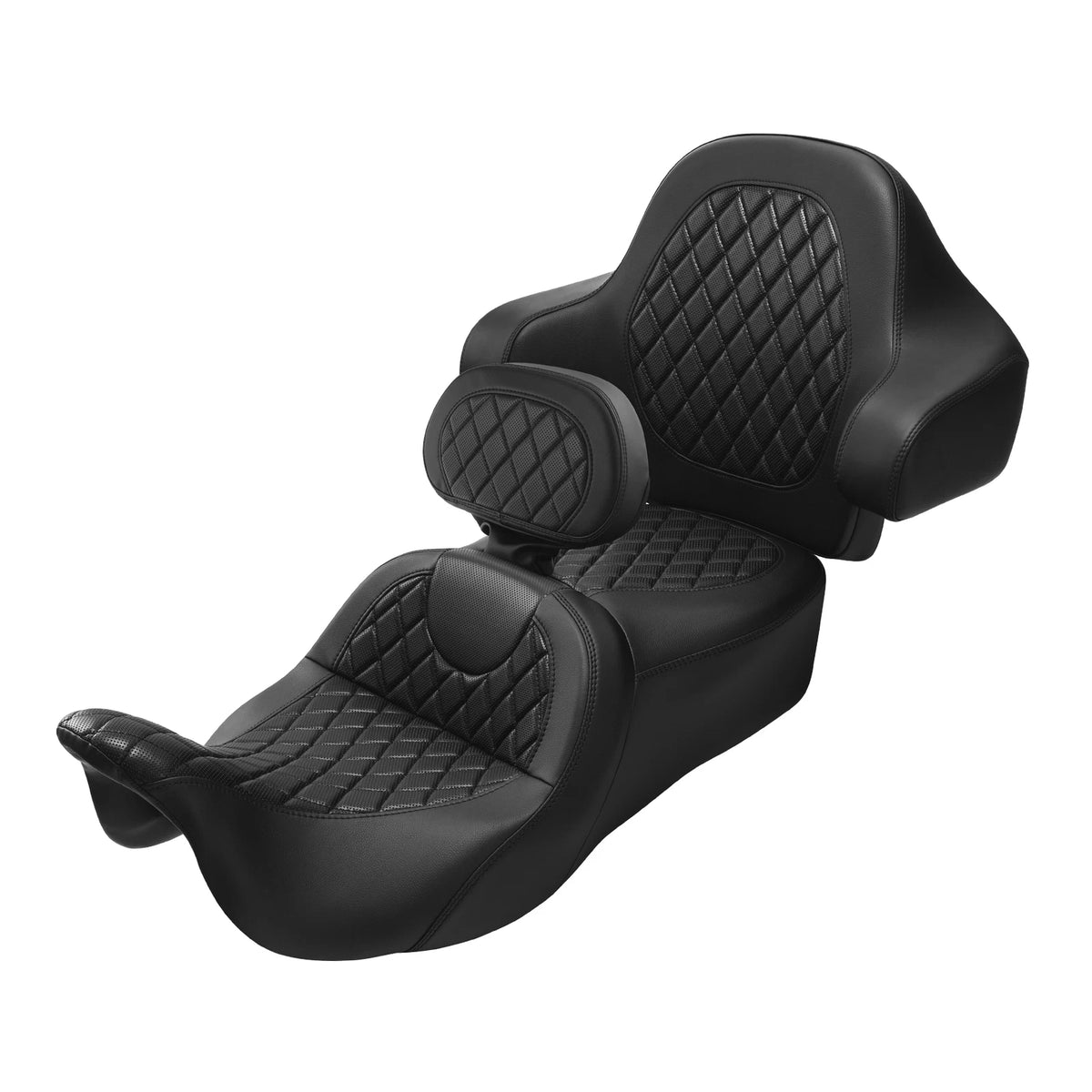 Driver Passenger Seat & Backrest Fit For Harley Touring Road Glide King 14-23 22