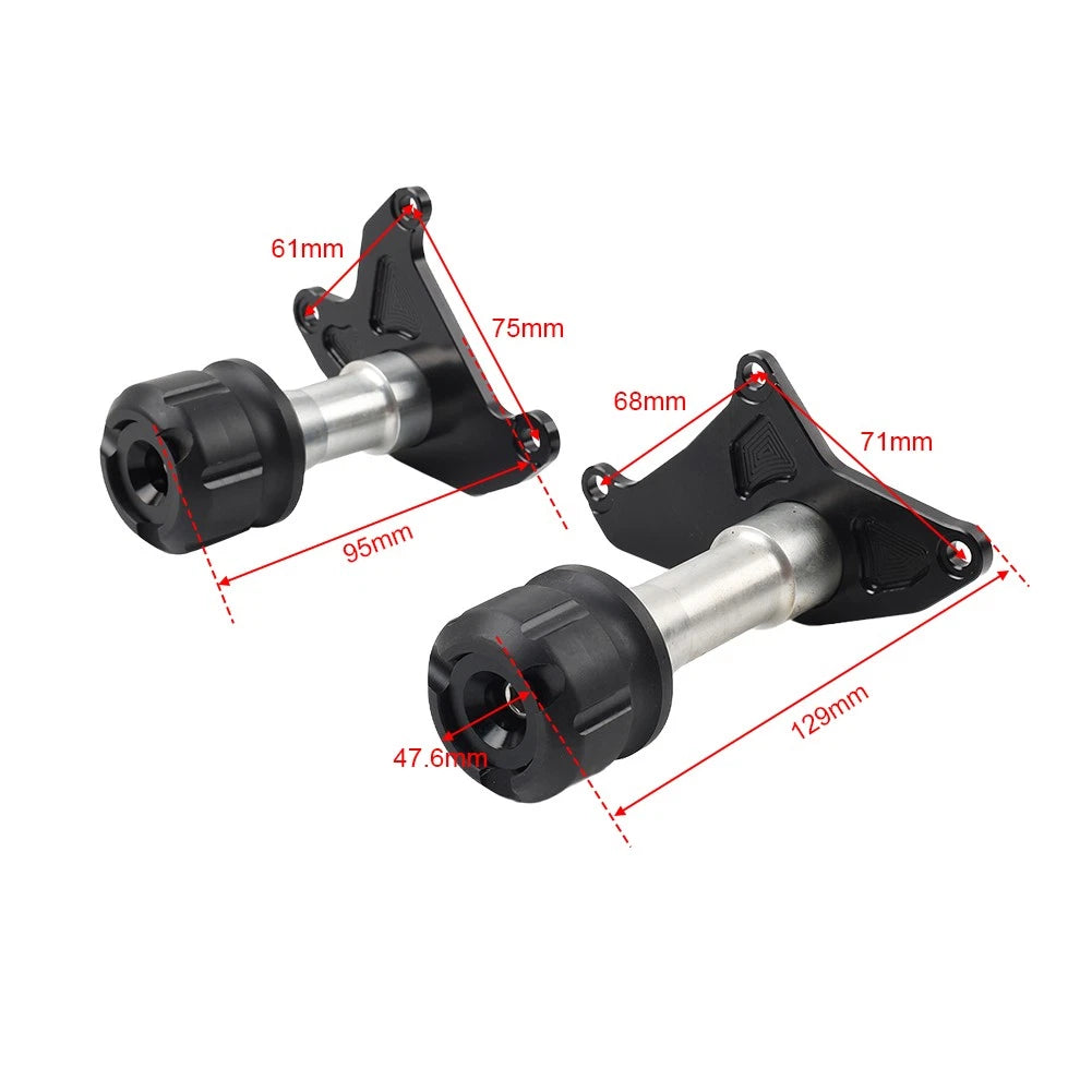 Frame Sliders Protector Guard For Honda Grom MSX125 MSX 125 2013-2020 2015 Black