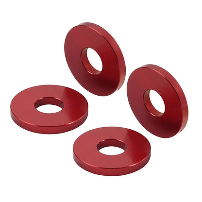 4X Engine Saddlebag Crash Bar Decorative Spacer For Harley Road Glide Red
