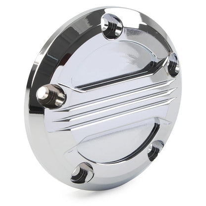 For Harley Twin Cam 99-17 Touring Electra Glide Timing Point Cover 5Holes Chrome