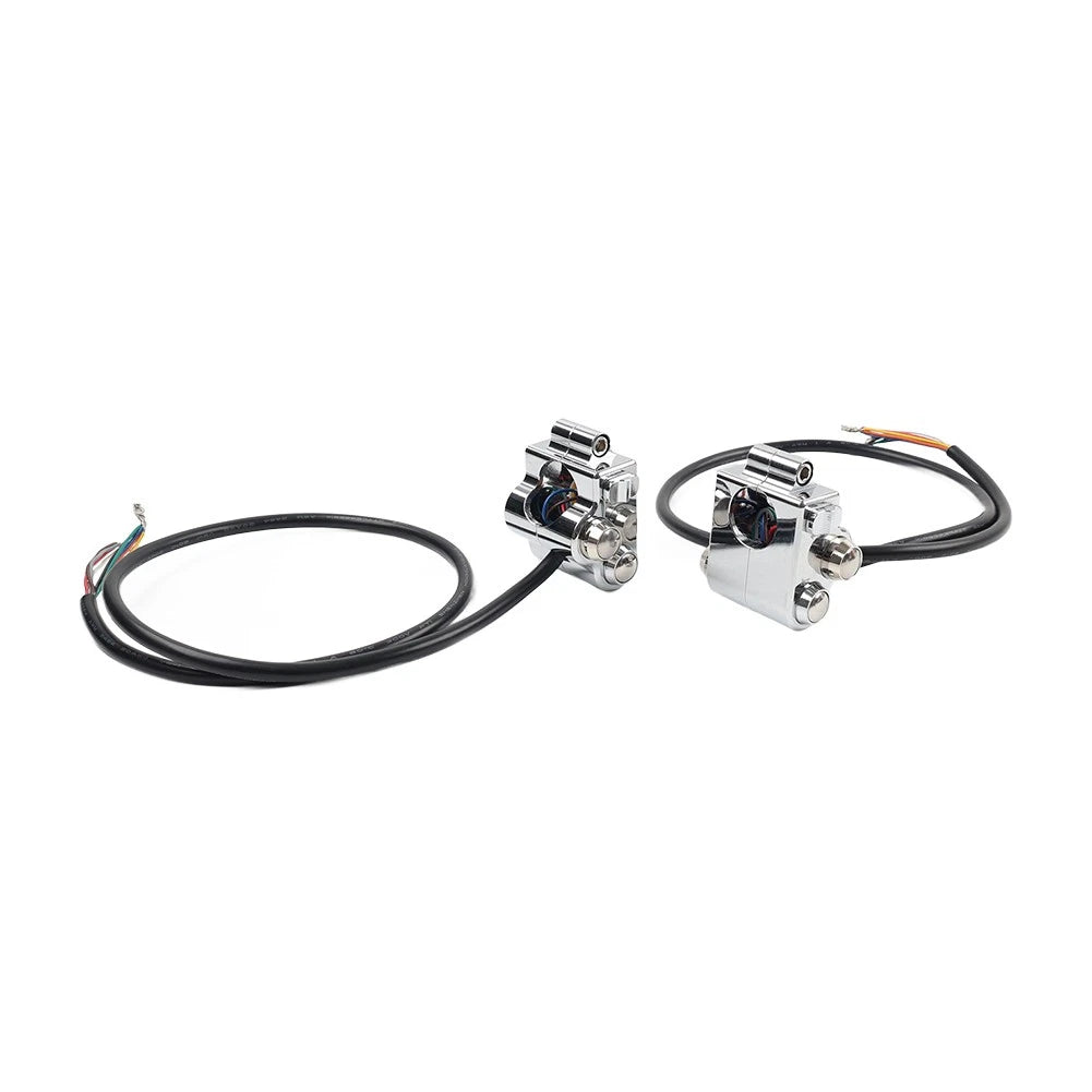 Motorycle CNC 1" 25mm Handlebar Switch Controls Housing For Harley Universal