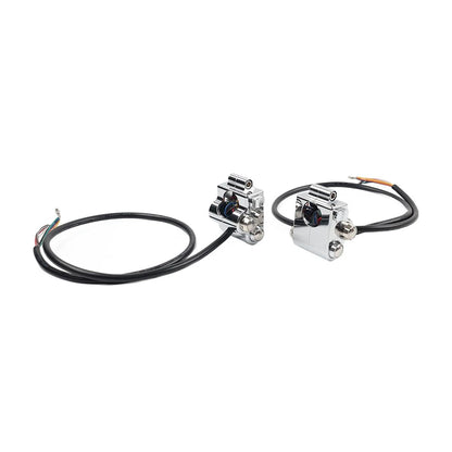 Motorycle CNC 1" 25mm Handlebar Switch Controls Housing For Harley Universal