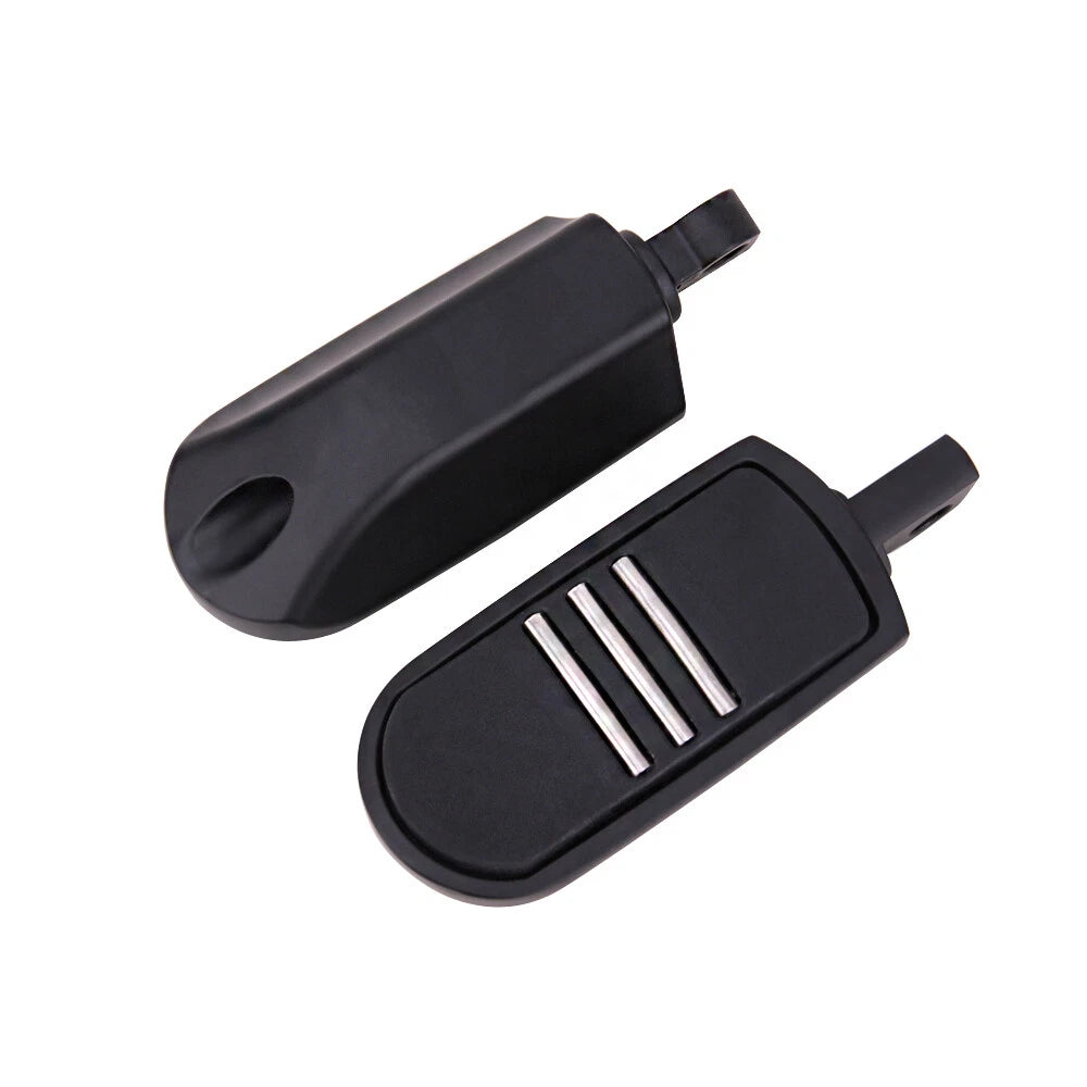 Black 32mm Highway Foot Pegs Pedals For Harley Touring Road King Street Glide US