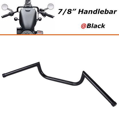 Universal 7/8" Motorcycle Drag Bar Handlebar Fit For Cruiser Chopper Cafe Racer
