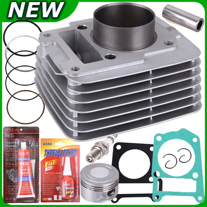 Big Bore Cylinder Piston Gasket Top End Rebuild Kit For Yamaha TTR125 2000-2005