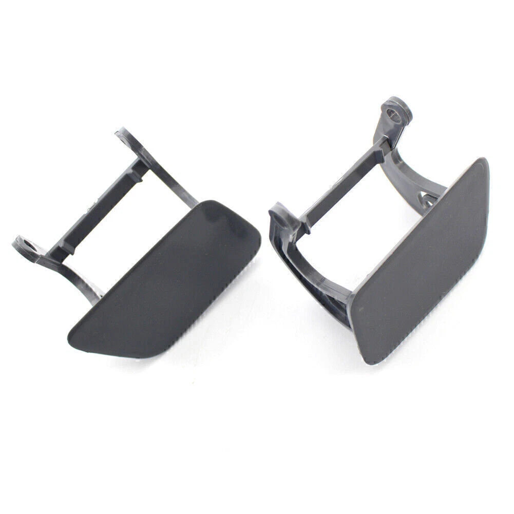 Bumper Headlight Headlamp Washer Cap Cover For BMW E60 5 Series 2004-2010 Pair