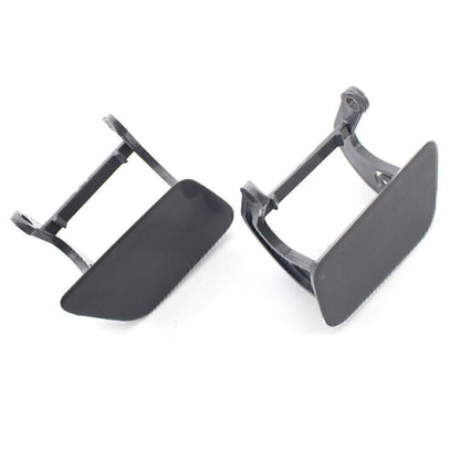 Bumper Headlight Headlamp Washer Cap Cover For BMW E60 5 Series 2004-2010 Pair