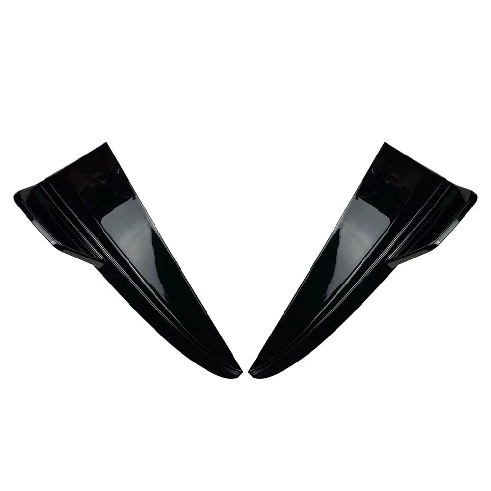 Black Rear Bumper Canard Splitter For Mercedes Benz C-Class W205 C43 C63 2015-21