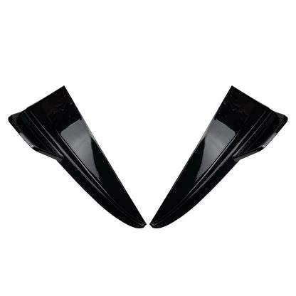 Black Rear Bumper Canard Splitter For Mercedes Benz C-Class W205 C43 C63 2015-21