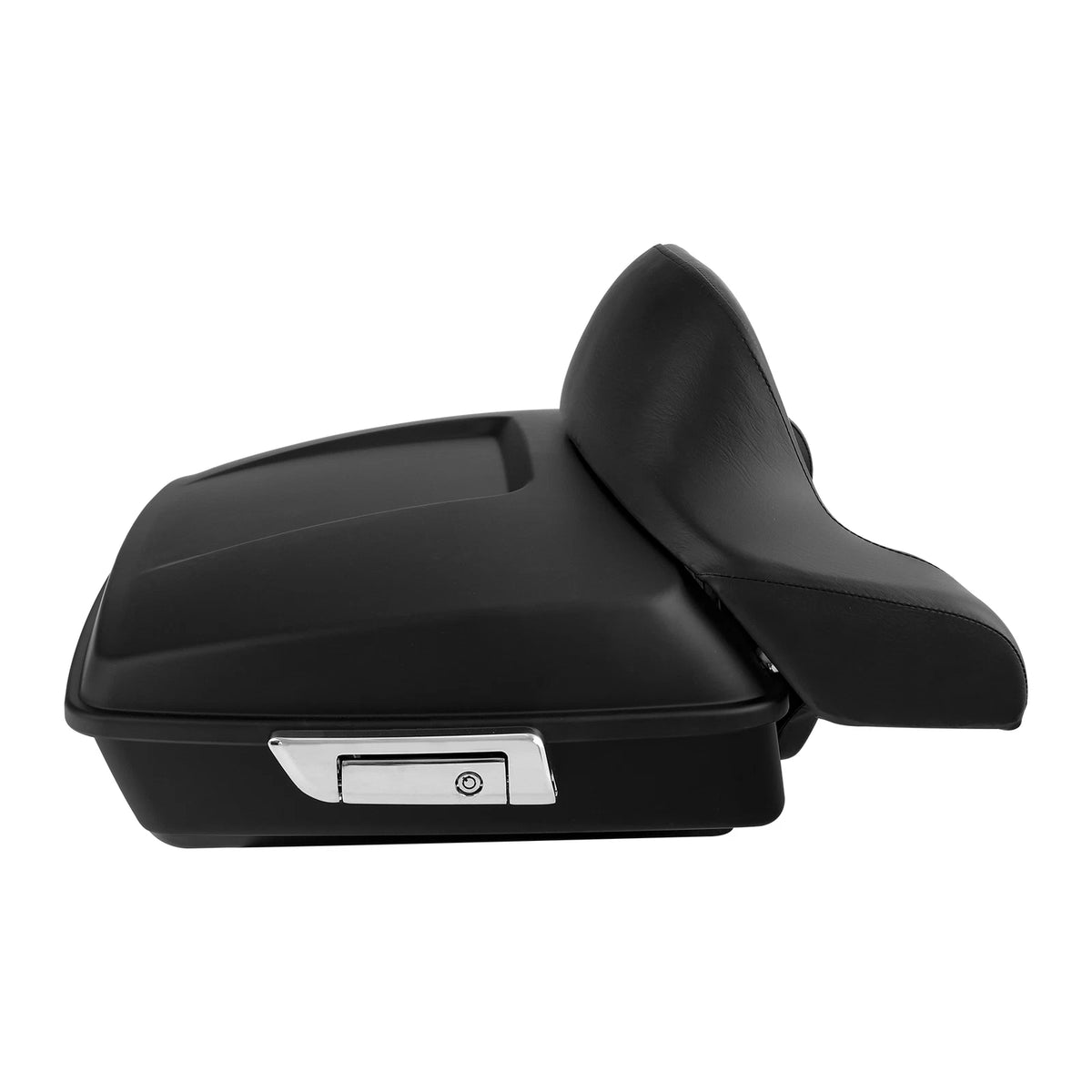 Matt Black Chopped Trunk Pad Solo Rack Fit For Harley Touring 14-25 23