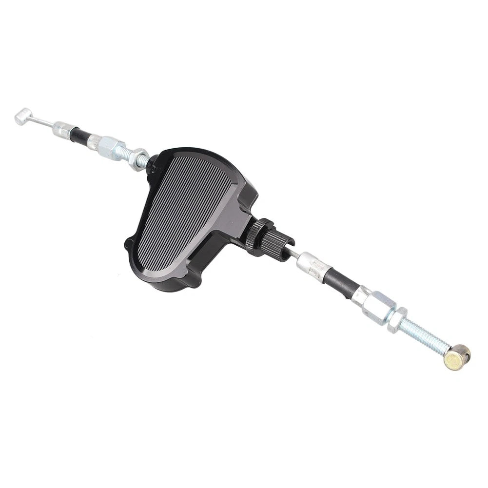 Aluminum Stunt Clutch Pull Cable Lever Easy System Fit For Honda Kawasaki Black