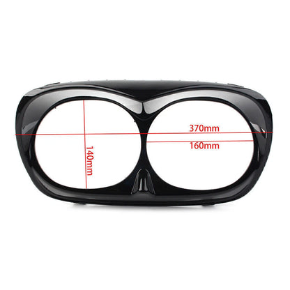 Headlight Bezel Scowl Outer Light Fairing Fit Harley Road Glide FLT 98-13 Black