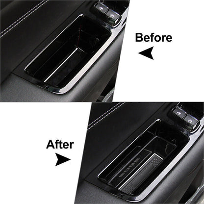Rear Door Handle Upgrade Storage Box Armrest Container For Ford Edge 15-20 LHD