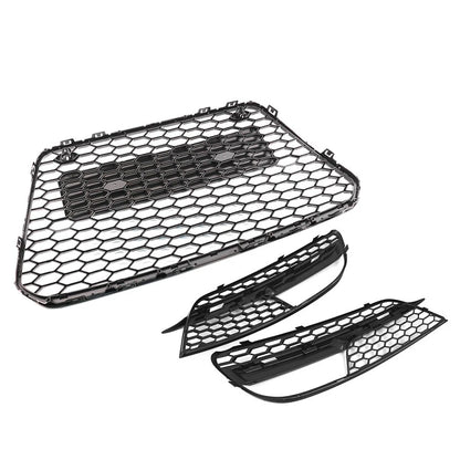 Front Bumper Radiator Grille With Fog Light Grille Cover For Audi A5 2012-2016
