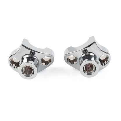 1.7 Tall Handlebar Risers For Harley-Davidson Dyna For Harley Street bob Chrome