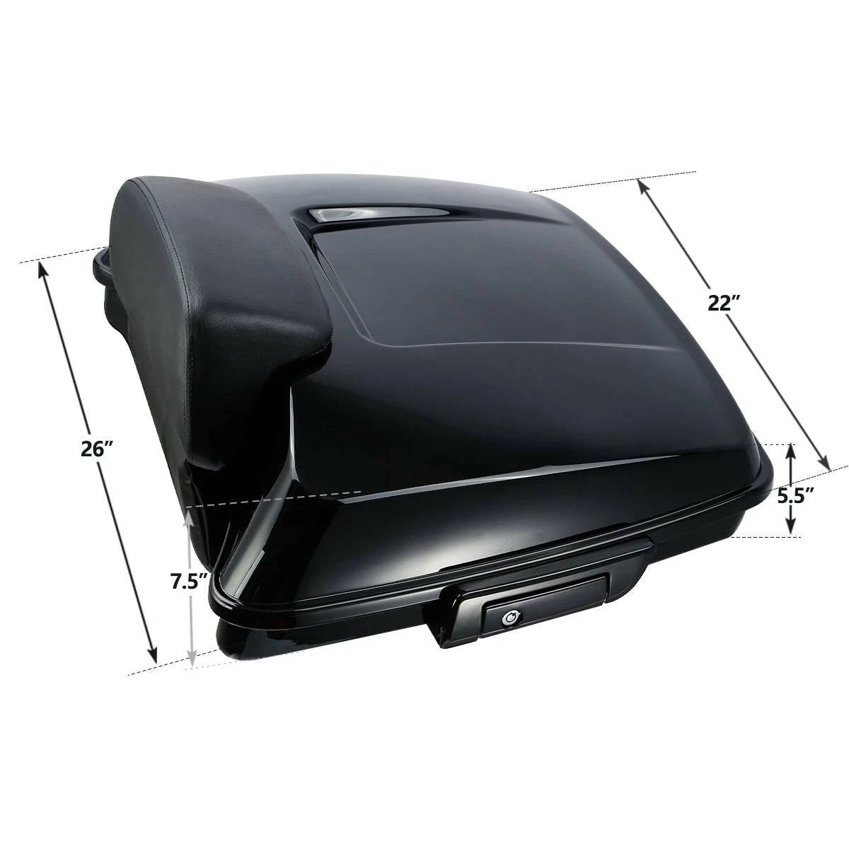 Razor Trunk Pad Mount Rack Fit For Harley Touring Street Glide 1997-08