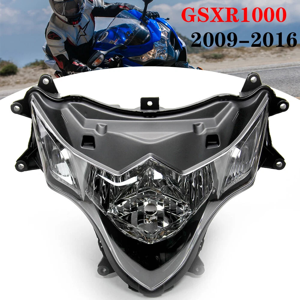 Front Headlight for GSXR1000 2009 10 11 12 13 14 15 16 Suzuki Headlamp Assembly