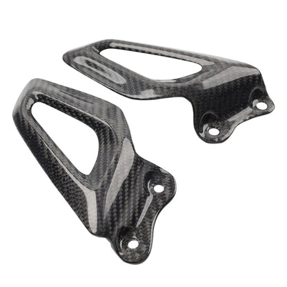 Carbon Fiber Rearset Footrest Plate Heel Guard For BMW S1000RR19-24 M1000RR 21+