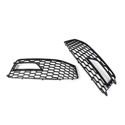 For Audi A4 B8.5 S4 RS4 2013-2015 Front Bumper Grille Cover Honeycomb US