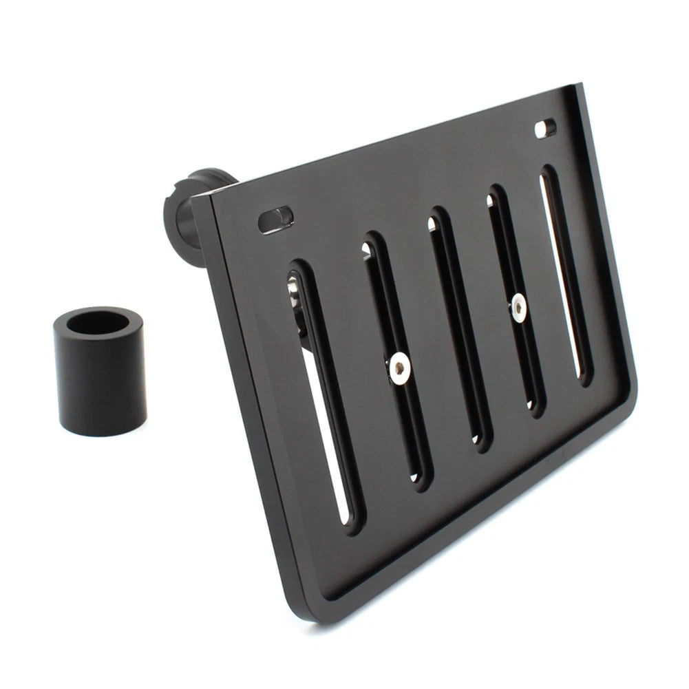 Blk License Plate Bracket Kit For Harley Softail Fat Boy Breakout Dyna 2018-2022