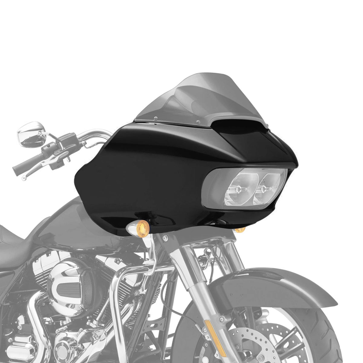 Matte Black Front Fairings Glove Box Air Duct For Harley Road Glide FLTR 2015-Up