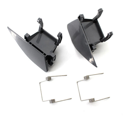 Pair Front bumper headlight washer cover cap For BMW 7-series E65 E66 05-08 US