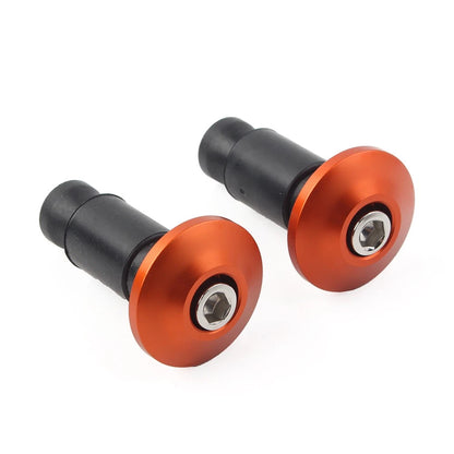 7/8'' Handle Bar End Weights Handlebar Grips Cap Plugs Dirt Bike Motor Orange US