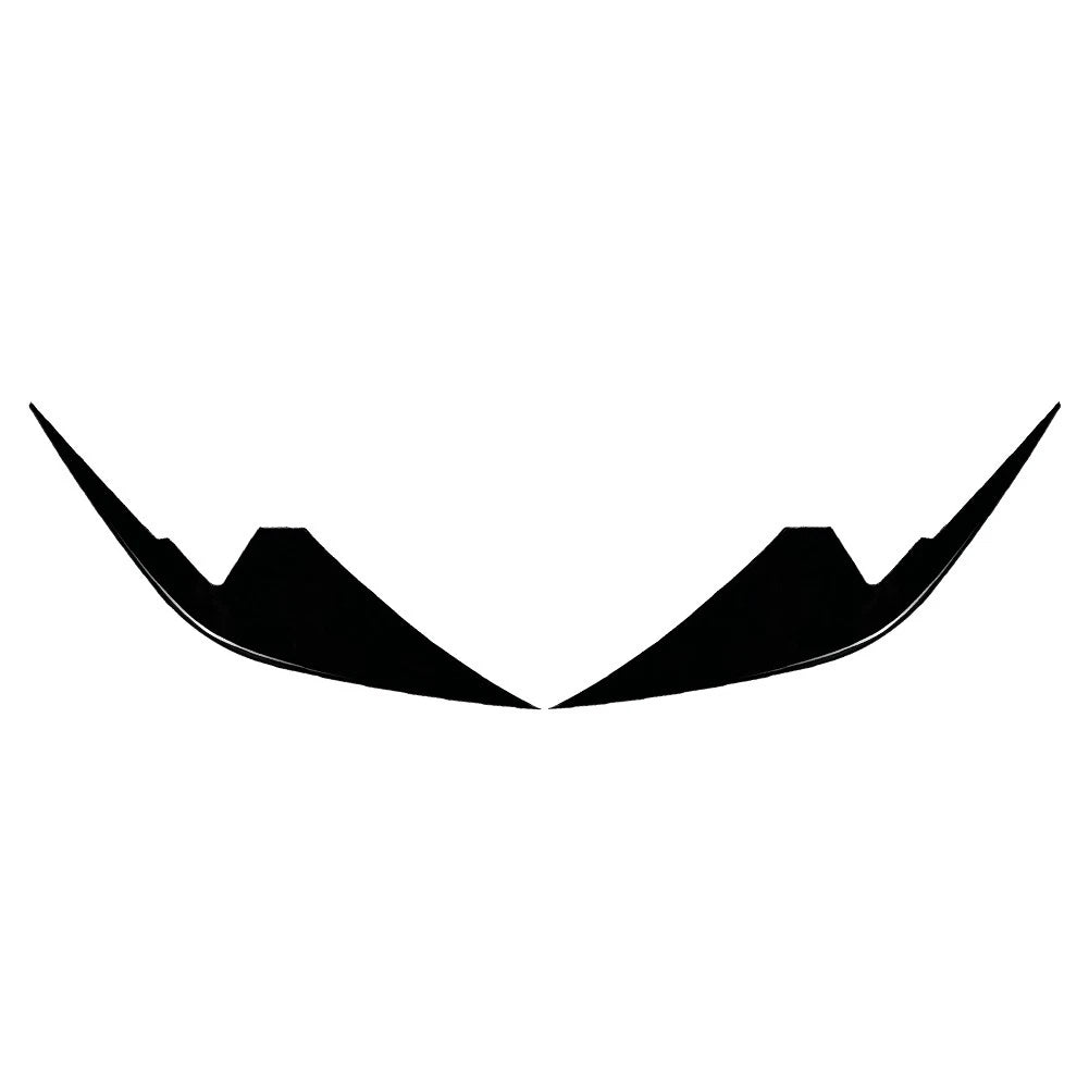 Glossy Black Front Bumper Side Air Vent Trim Cover For Toyota GR86 2022-2025