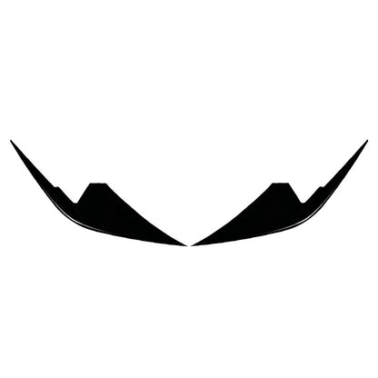 Glossy Black Front Bumper Side Air Vent Trim Cover For Toyota GR86 2022-2025