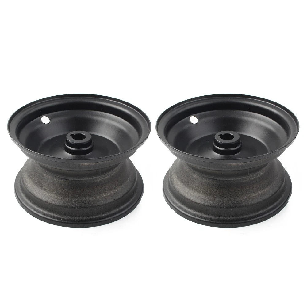 6" 145/70-6 IN Rear Wheel Rim Black For GO Kart Off-Road Dirt Pit Bike Aluminum