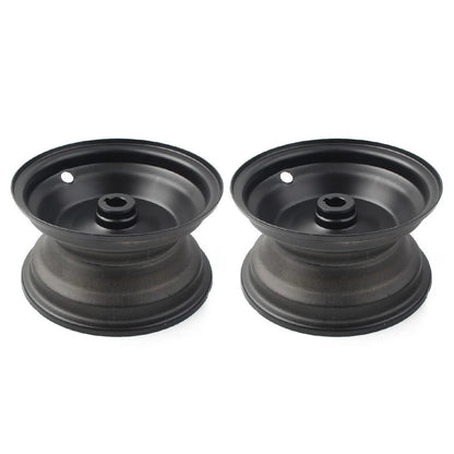 6" 145/70-6 IN Rear Wheel Rim Black For GO Kart Off-Road Dirt Pit Bike Aluminum