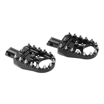 Rear Black  FootPeg Passenger Pedal For Harley FXBB FXLR FXLRS FXLRST FXST FLSB