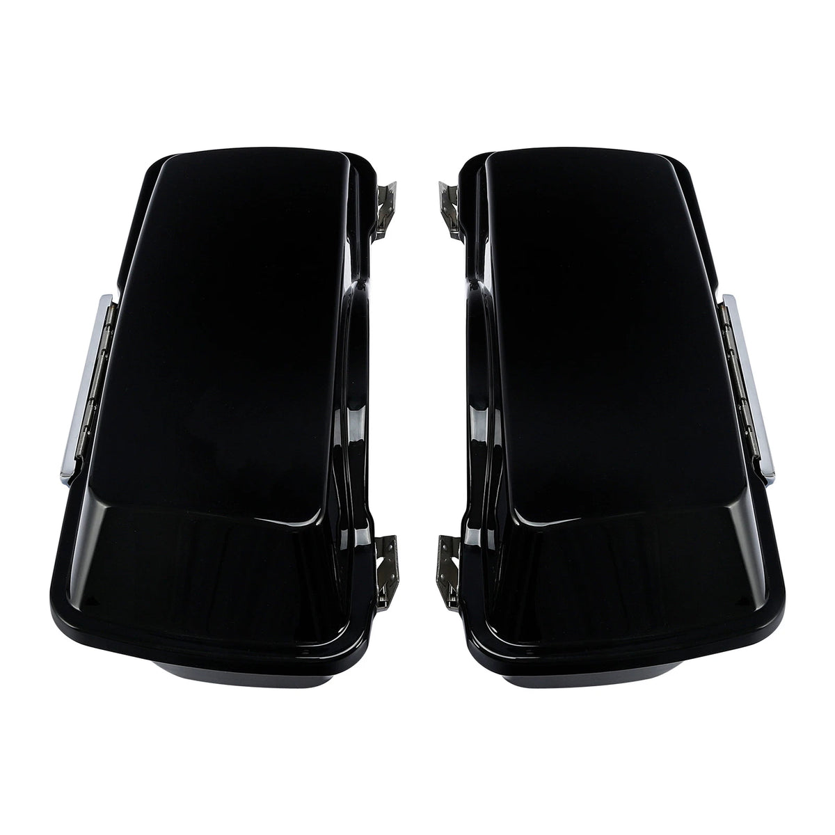 Black Hard Saddlebags & Conversion Bracket Fit For Harley Softail 1984-2017 2016