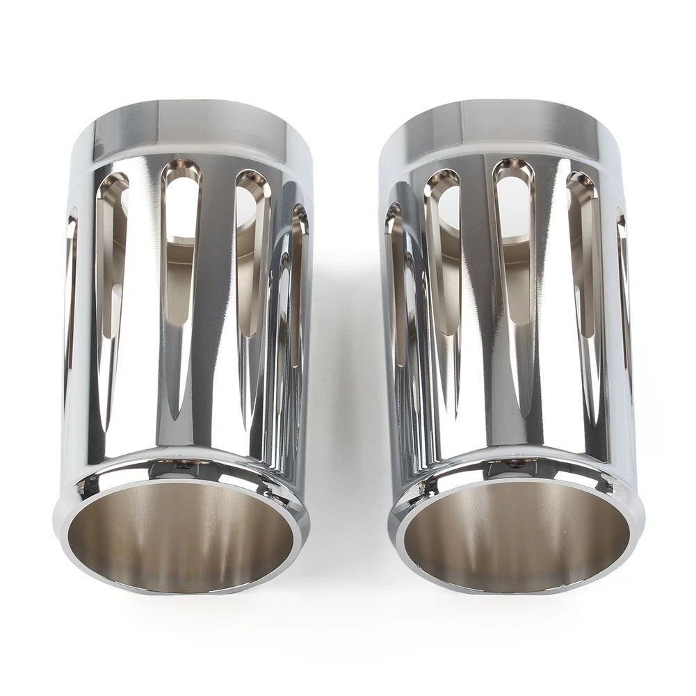 Fork Boot Slider Covers Pair Fit Harley Electra Street Road Glide King CVO 14-22