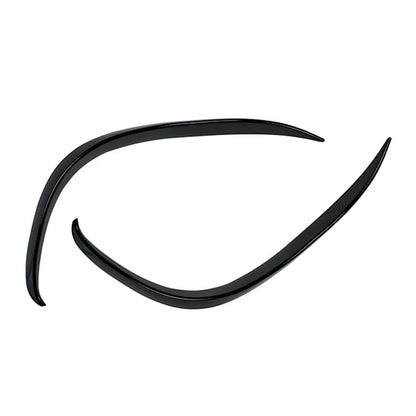 Front Bumper Lip Splitter Spoiler For Mercedes Benz C-Class C260 W205 2019+ Blk