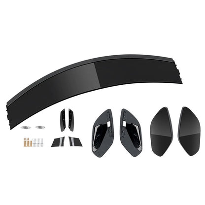 Black Rear Roof Spoiler Wing Kit For Mercedes Benz A Class W177 A160 A180 19-24