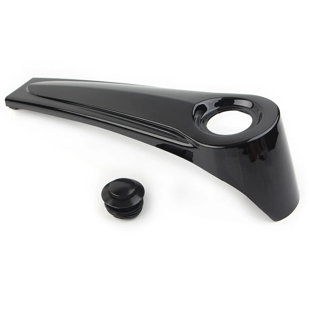 Dash Panel+Gas Tank Cap Cover For Harley Road Street Electra Glide FLHT FLHTCU