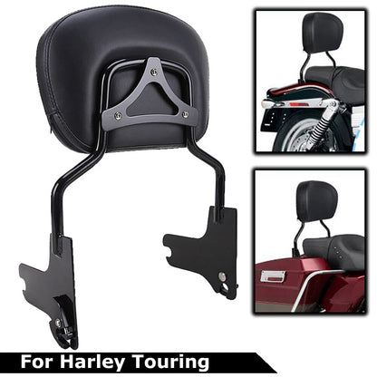 Detachable Backrest Sissy Bar For Harley Touring Electra Street Glide 1997-2008