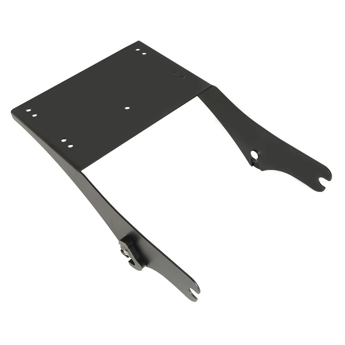 Chopped Pack Trunk Black Mount Rack Fit For Harley Electra Glide 97-08