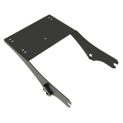 Chopped Pack Trunk Black Mount Rack Fit For Harley Electra Glide 97-08