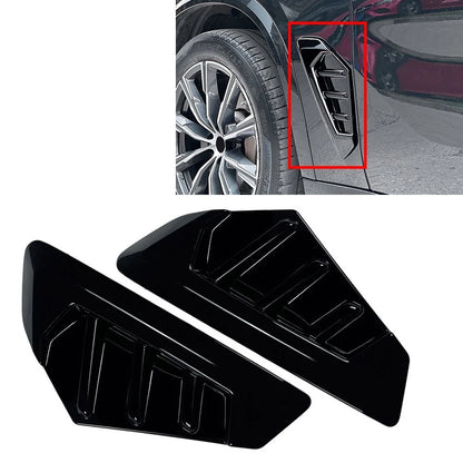 2xABS Side Fender Front Fender Grille Vents For BMW X5 G05 X5M F95 LCI 2024-2025